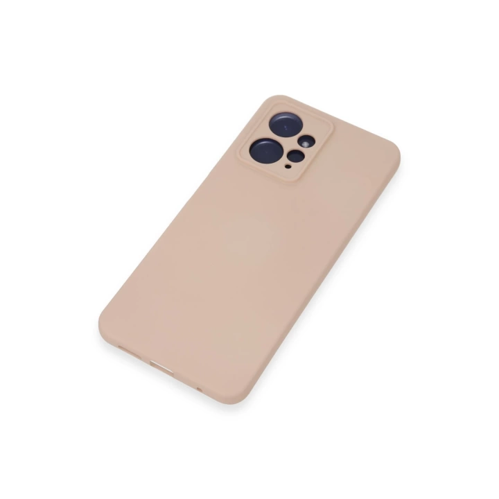 BFS  Xiaomi Redmi Note 12 4G Kılıf Nano içi Kadife Silikon - Pudra