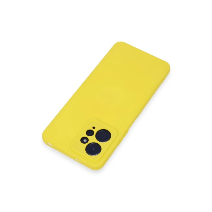 BFS  Xiaomi Redmi Note 12 4G Kılıf Nano içi Kadife Silikon - Sarı