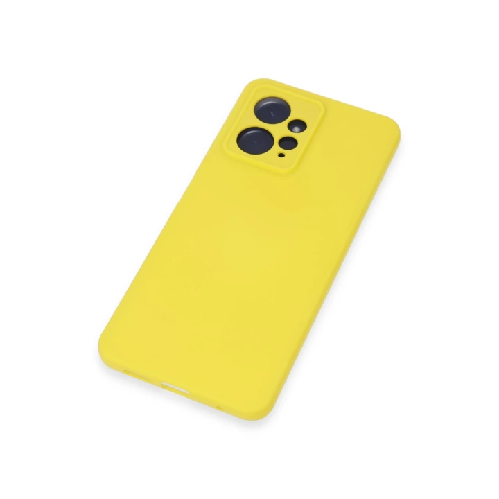 BFS  Xiaomi Redmi Note 12 4G Kılıf Nano içi Kadife Silikon - Sarı