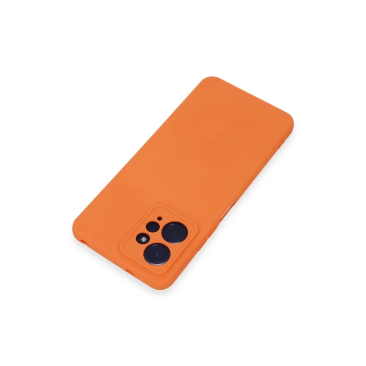 BFS  Xiaomi Redmi Note 12 4G Kılıf Nano içi Kadife Silikon - Turuncu
