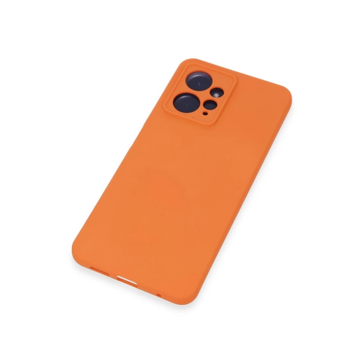 BFS  Xiaomi Redmi Note 12 4G Kılıf Nano içi Kadife Silikon - Turuncu