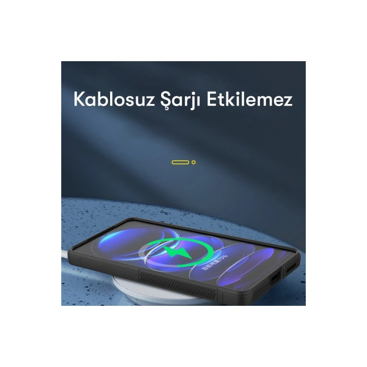 BFS  Xiaomi Redmi Note 12 4G Kılıf Optimum Silikon - Kırmızı