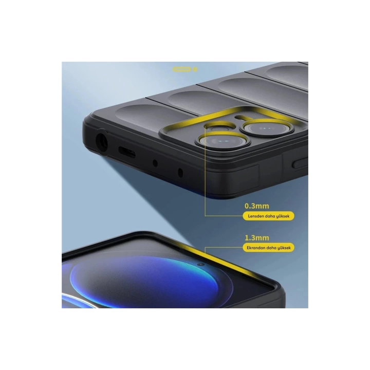 BFS  Xiaomi Redmi Note 12 4G Kılıf Optimum Silikon - Kırmızı