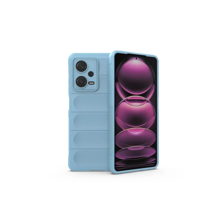 BFS  Xiaomi Redmi Note 12 4G Kılıf Optimum Silikon - Sky Blue