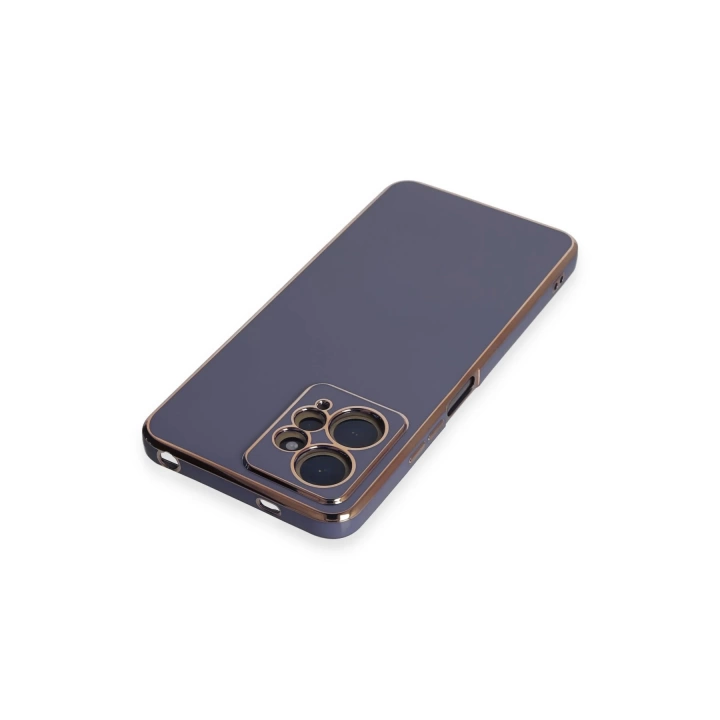 BFS  Xiaomi Redmi Note 12 4G Kılıf Volet Silikon - Mavi