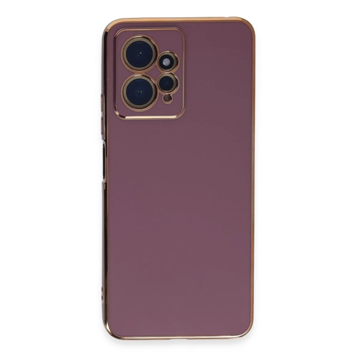 BFS  Xiaomi Redmi Note 12 4G Kılıf Volet Silikon - Mor