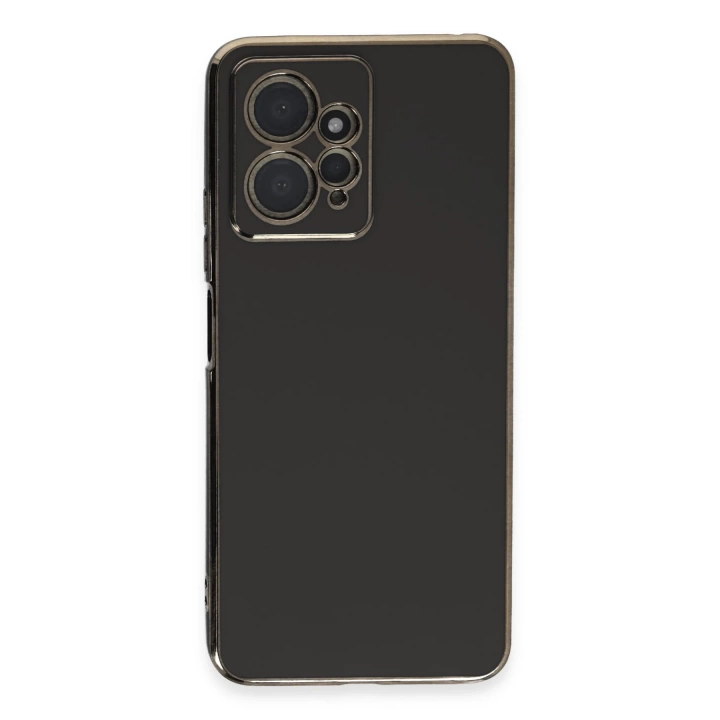 BFS  Xiaomi Redmi Note 12 4G Kılıf Volet Silikon - Siyah