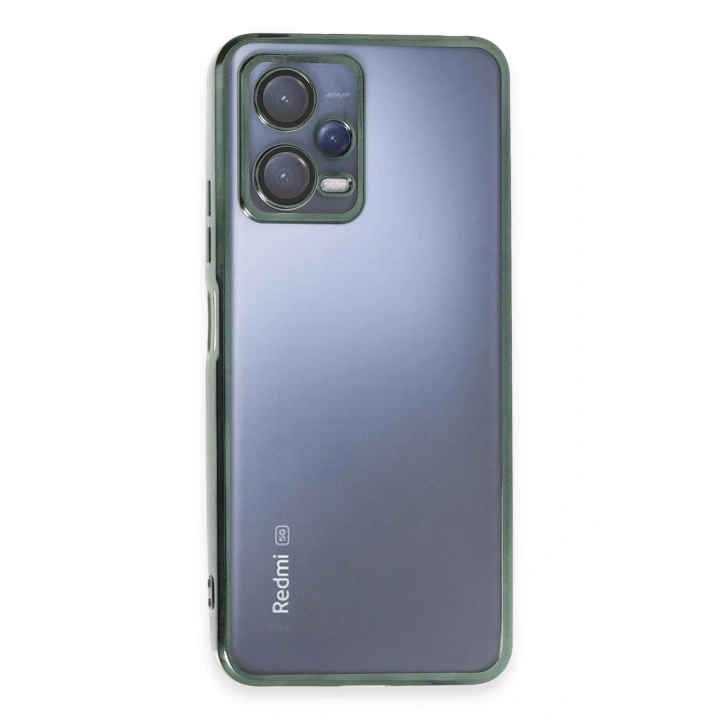 BFS  Xiaomi Redmi Note 12 5G Kılıf  Lensli Silikon - Yeşil