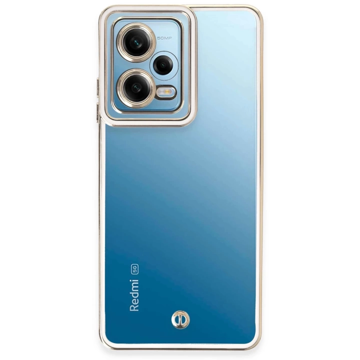 BFS  Xiaomi Redmi Note 12 5G Kılıf Liva Lens Silikon - Beyaz