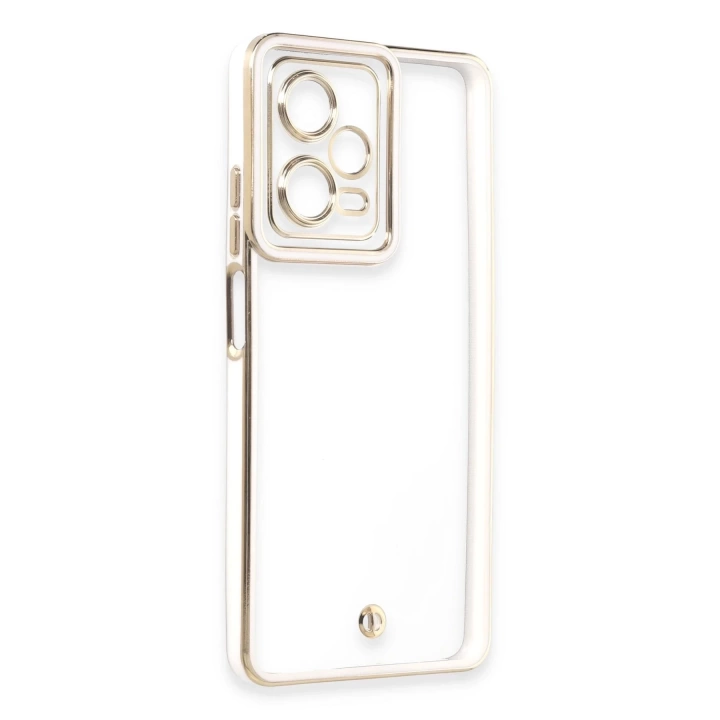 BFS  Xiaomi Redmi Note 12 5G Kılıf Liva Lens Silikon - Beyaz