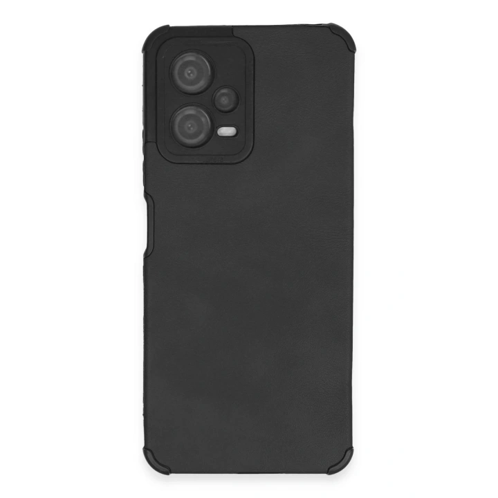 BFS  Xiaomi Redmi Note 12 5G Kılıf Loop Deri Silikon - Siyah