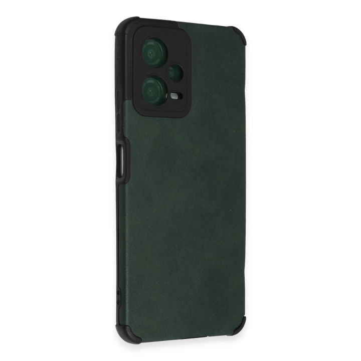 BFS  Xiaomi Redmi Note 12 5G Kılıf Loop Deri Silikon - Yeşil