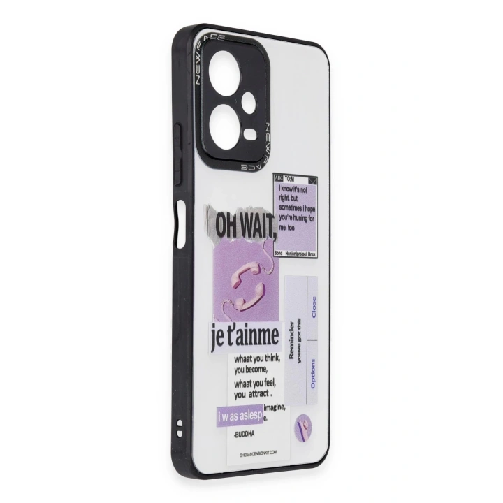 BFS Xiaomi Redmi Note 12 5G Kılıf Mirror Desenli Kapak - Mirror - 4