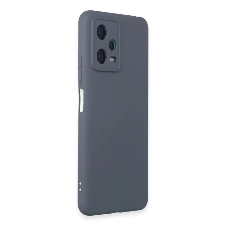 BFS  Xiaomi Redmi Note 12 5G Kılıf Nano içi Kadife Silikon - Gri