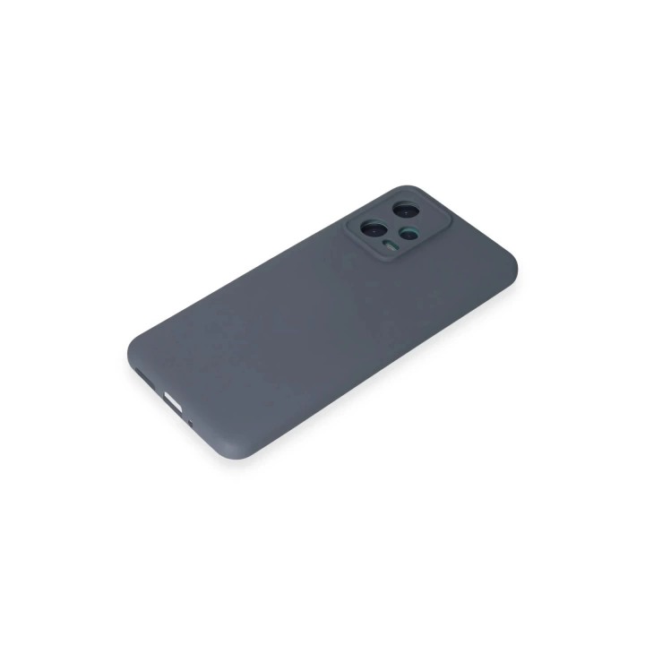 BFS  Xiaomi Redmi Note 12 5G Kılıf Nano içi Kadife Silikon - Gri