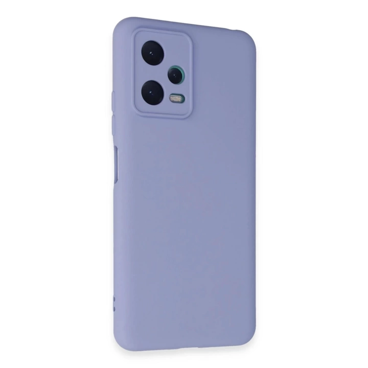 BFS  Xiaomi Redmi Note 12 5G Kılıf Nano içi Kadife Silikon - Lila