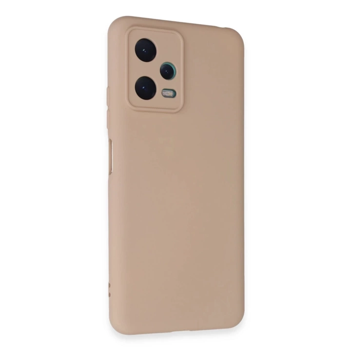 BFS  Xiaomi Redmi Note 12 5G Kılıf Nano içi Kadife Silikon - Pudra