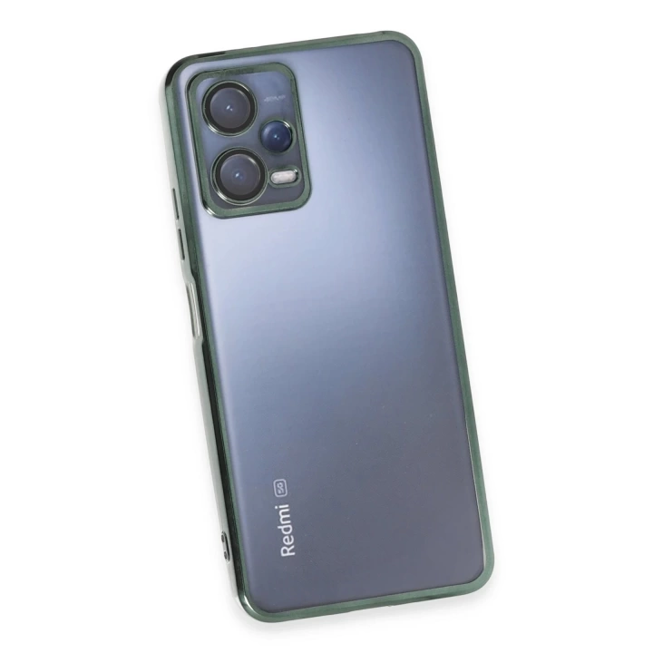 BFS  Xiaomi Redmi Note 12 5G Kılıf Razer Lensli Silikon - Yeşil