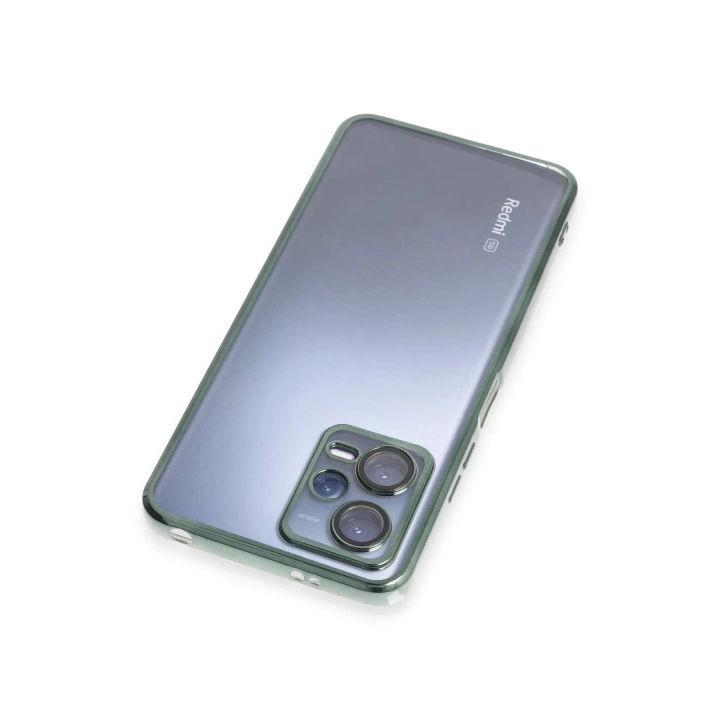 BFS  Xiaomi Redmi Note 12 5G Kılıf Razer Lensli Silikon - Yeşil