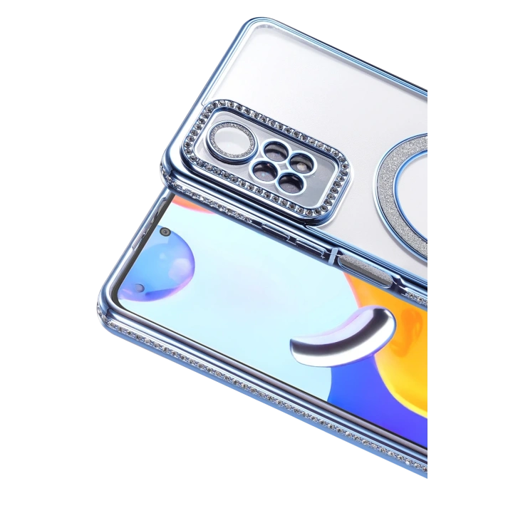 BFS  Xiaomi Redmi Note 12 Pro 4G Joke Simli Magneticsafe Kılıf - Mavi