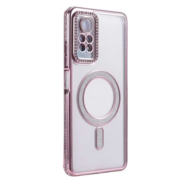 BFS  Xiaomi Redmi Note 12 Pro 4G Joke Simli Magneticsafe Kılıf - Pembe