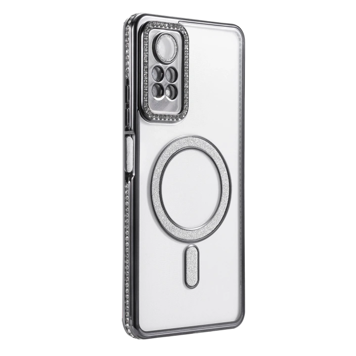 BFS  Xiaomi Redmi Note 12 Pro 4G Joke Simli Magneticsafe Kılıf - Siyah