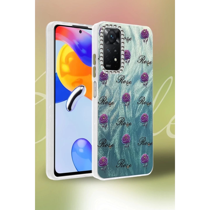 BFS Xiaomi Redmi Note 12 Pro 4G Kılıf Blade Aynalı Desenli Kapak - Desen 1