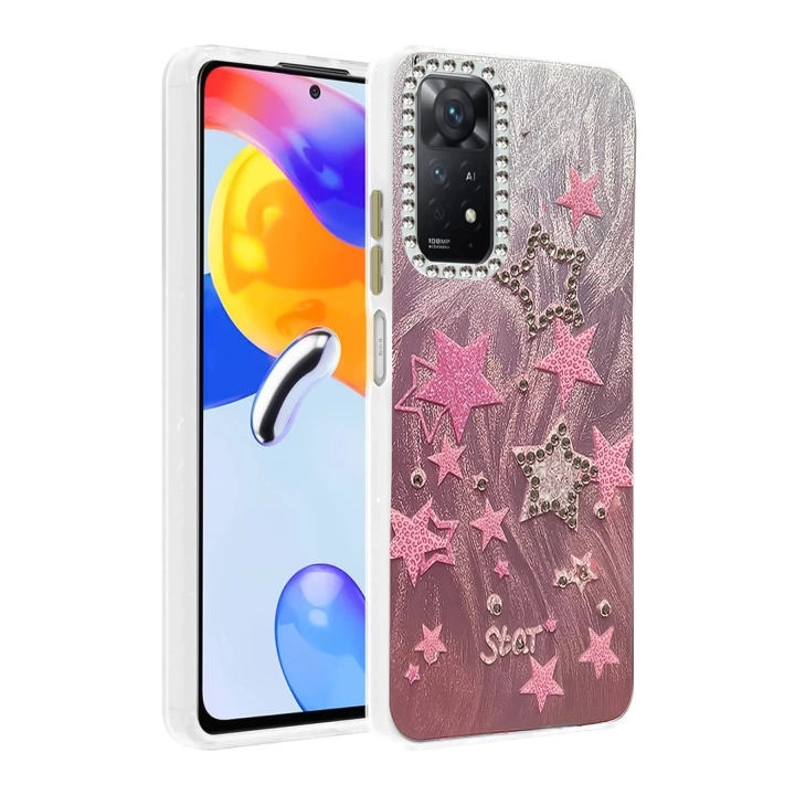 BFS Xiaomi Redmi Note 12 Pro 4G Kılıf Blade Aynalı Desenli Kapak - Desen 7