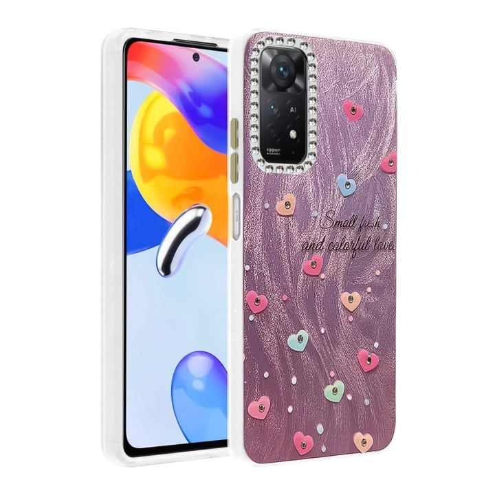 BFS Xiaomi Redmi Note 12 Pro 4G Kılıf Blade Aynalı Desenli Kapak - Desen 8
