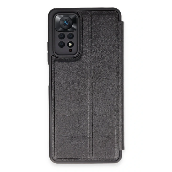 BFS  Xiaomi Redmi Note 12 Pro 4G Kılıf Flip Cover - Siyah