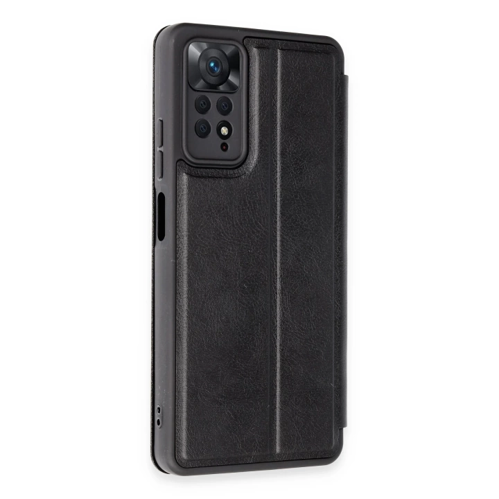 BFS  Xiaomi Redmi Note 12 Pro 4G Kılıf Flip Cover - Siyah