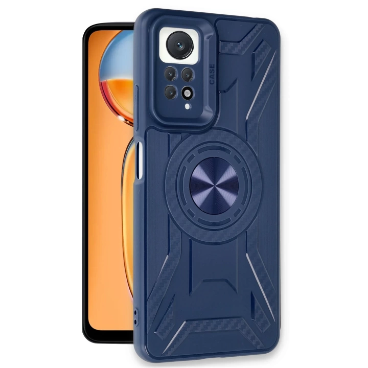 BFS  Xiaomi Redmi Note 12 Pro 4G Kılıf Lincoln Silikon - Lacivert