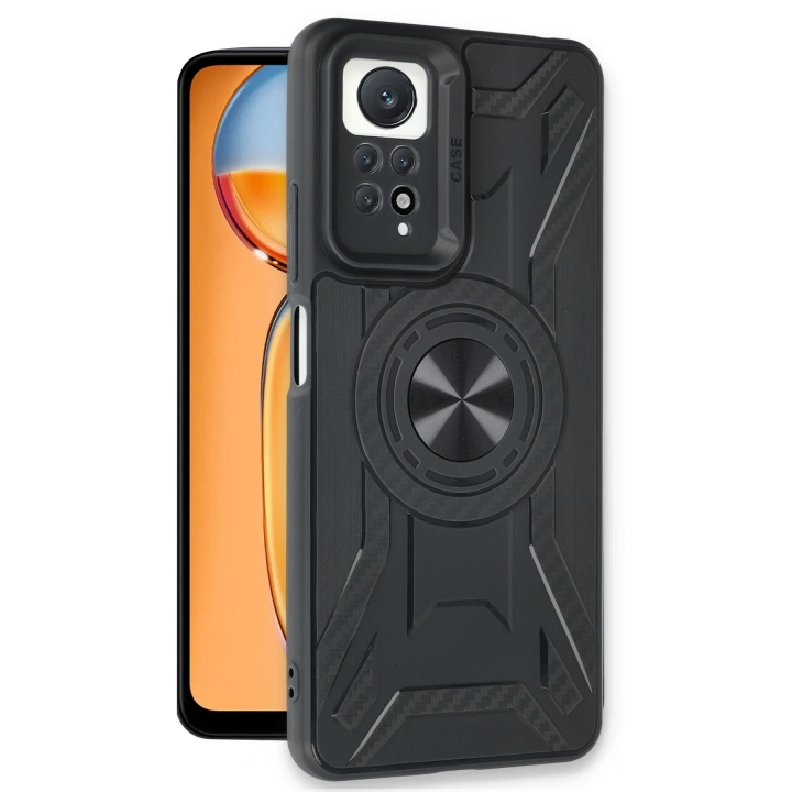 BFS  Xiaomi Redmi Note 12 Pro 4G Kılıf Lincoln Silikon - Siyah