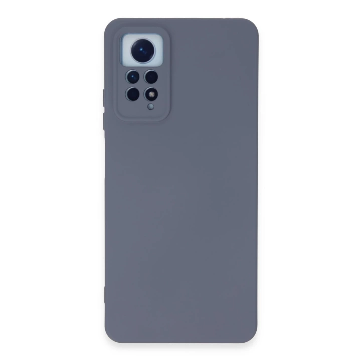 BFS  Xiaomi Redmi Note 12 Pro 4G Kılıf Nano içi Kadife Silikon - Gri