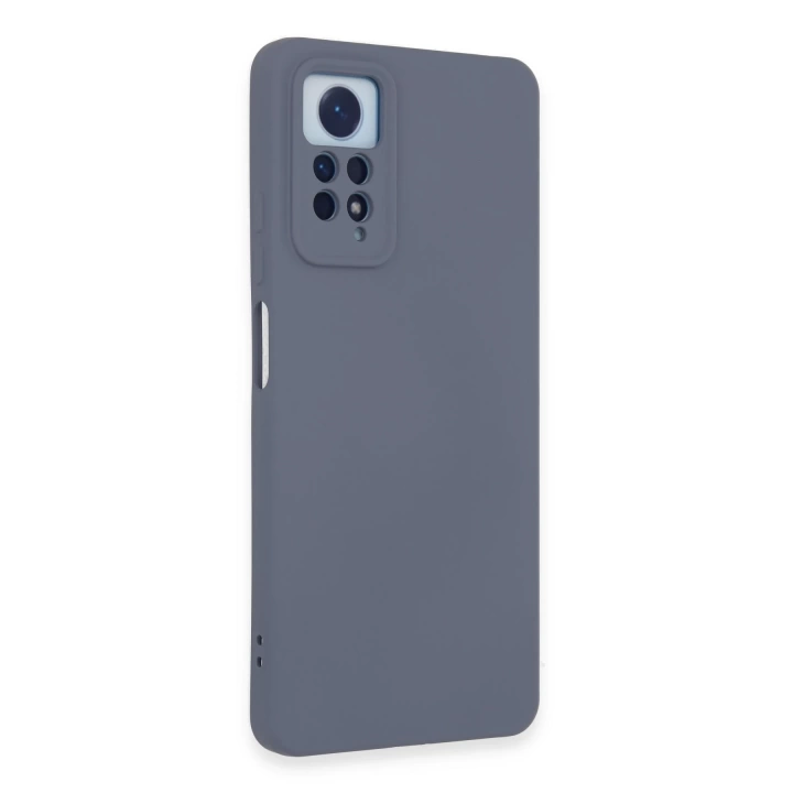 BFS  Xiaomi Redmi Note 12 Pro 4G Kılıf Nano içi Kadife Silikon - Gri
