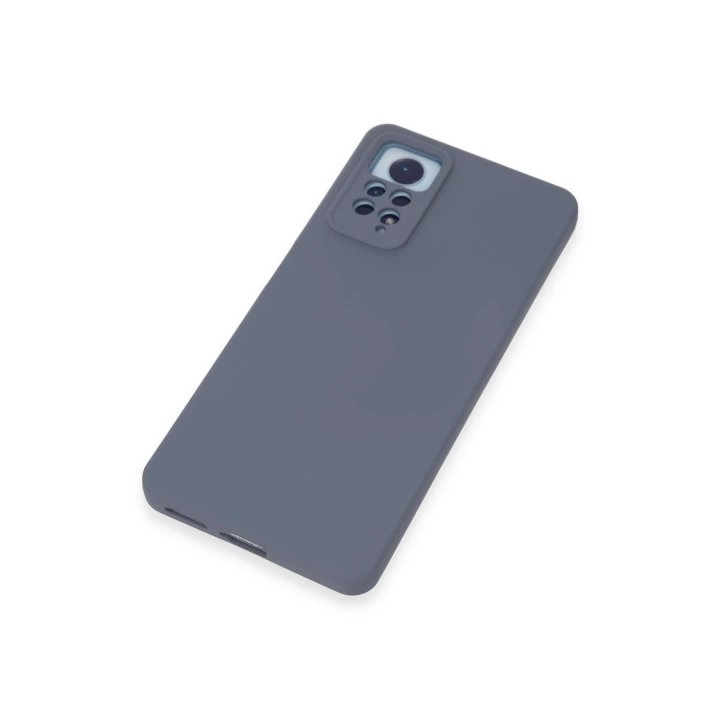 BFS  Xiaomi Redmi Note 12 Pro 4G Kılıf Nano içi Kadife Silikon - Gri