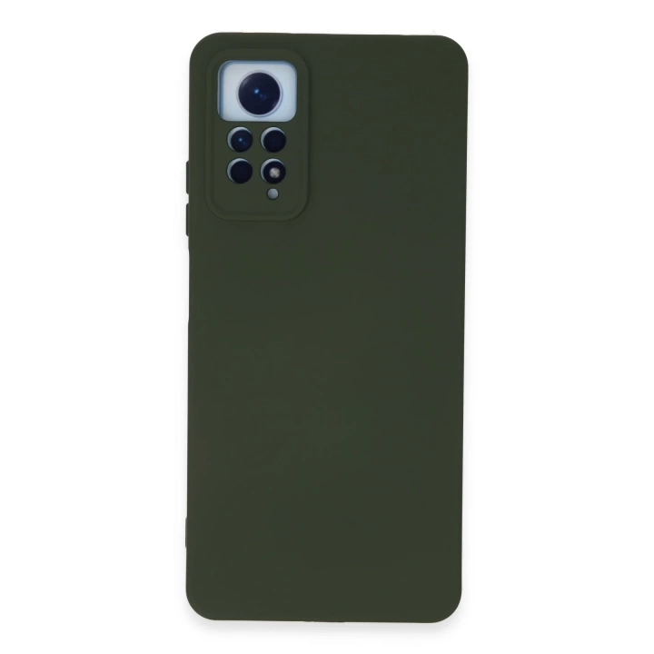 BFS  Xiaomi Redmi Note 12 Pro 4G Kılıf Nano içi Kadife Silikon - Koyu Yeşil