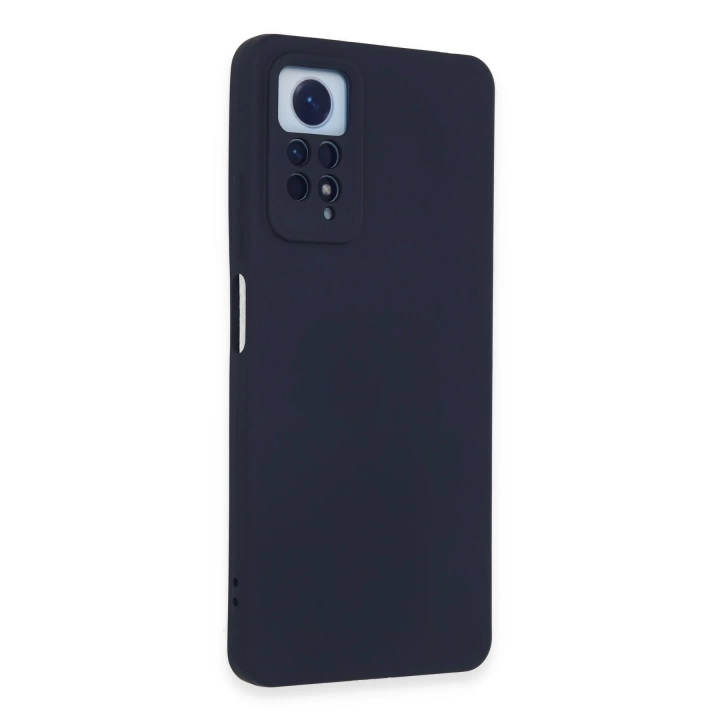 BFS  Xiaomi Redmi Note 12 Pro 4G Kılıf Nano içi Kadife Silikon - Lacivert
