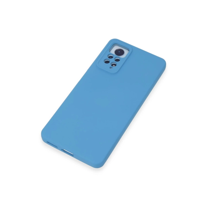 BFS  Xiaomi Redmi Note 12 Pro 4G Kılıf Nano içi Kadife Silikon - Mavi