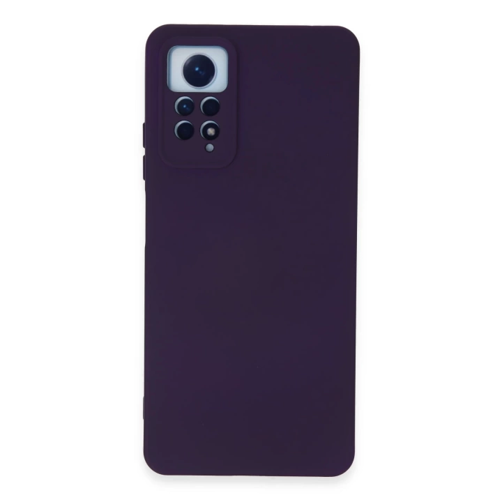 BFS  Xiaomi Redmi Note 12 Pro 4G Kılıf Nano içi Kadife Silikon - Mor