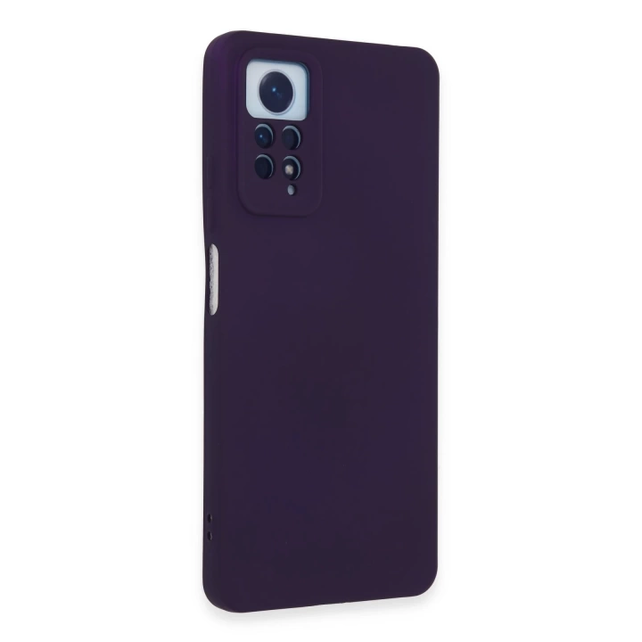 BFS  Xiaomi Redmi Note 12 Pro 4G Kılıf Nano içi Kadife Silikon - Mor