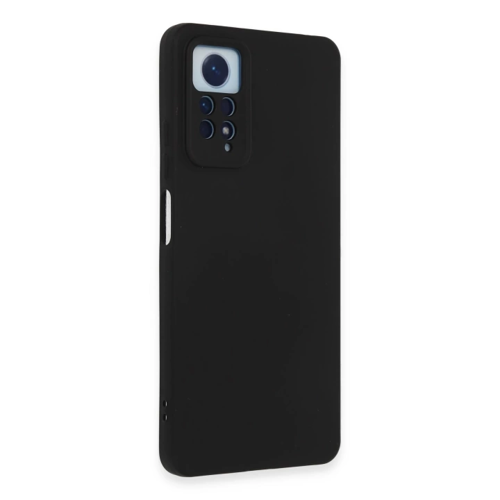 BFS  Xiaomi Redmi Note 12 Pro 4G Kılıf Nano içi Kadife Silikon - Siyah