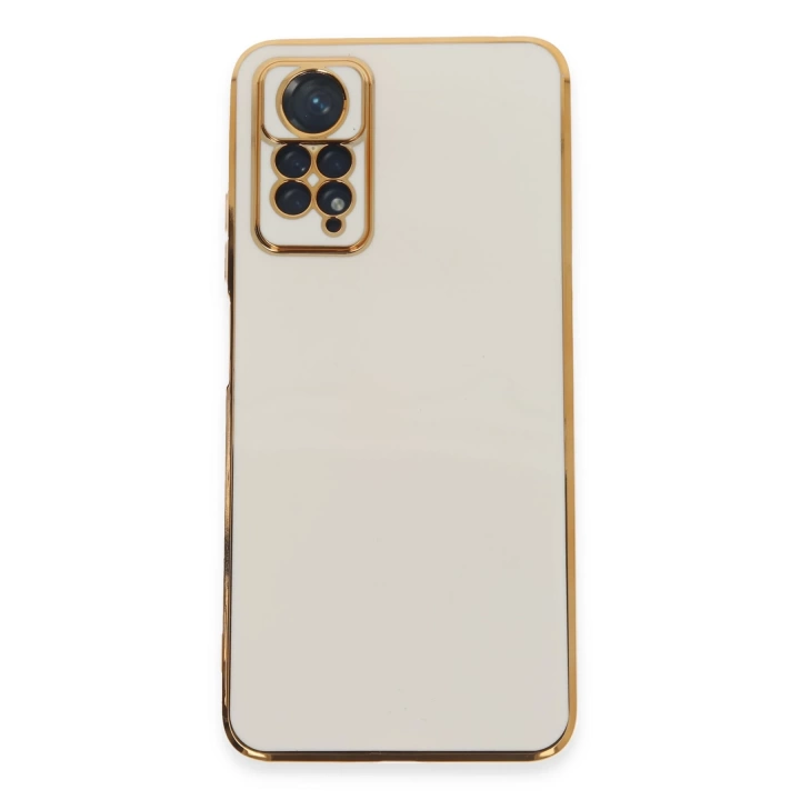 BFS  Xiaomi Redmi Note 12 Pro 4G Kılıf Volet Silikon - Beyaz