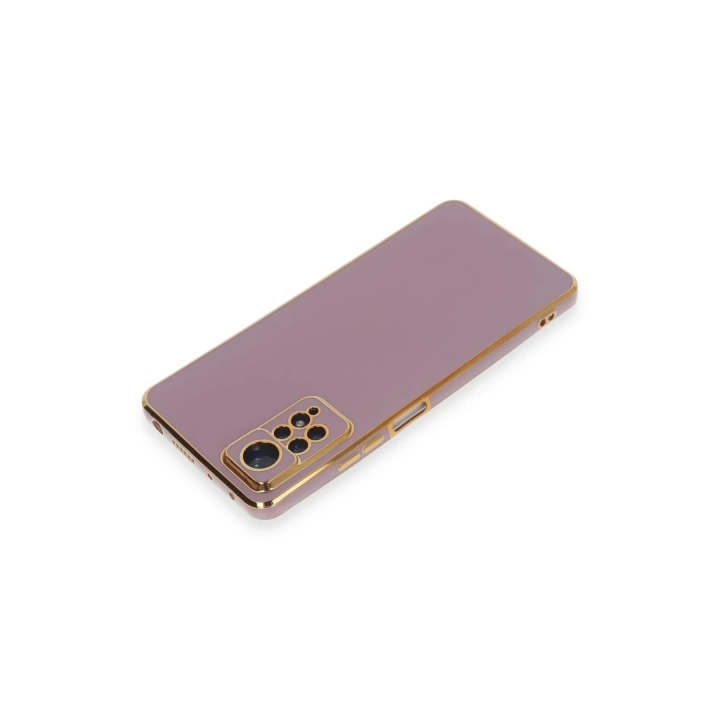 BFS Xiaomi Redmi Note 12 Pro 4G Kılıf Volet Silikon - Mor