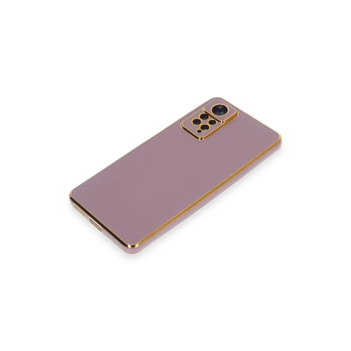 BFS Xiaomi Redmi Note 12 Pro 4G Kılıf Volet Silikon - Mor