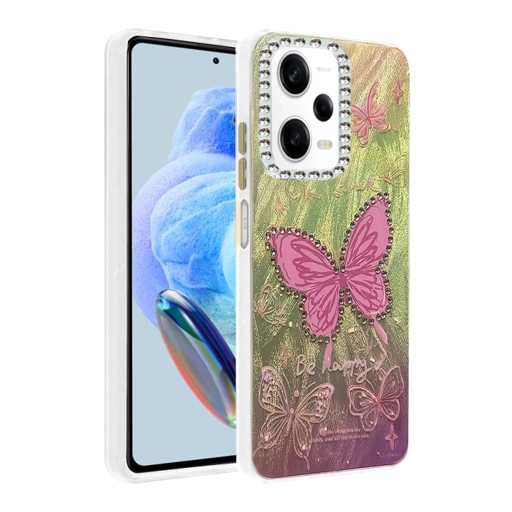 BFS Xiaomi Redmi Note 12 Pro 5G Kılıf Blade Aynalı Desenli Kapak - Desen 5