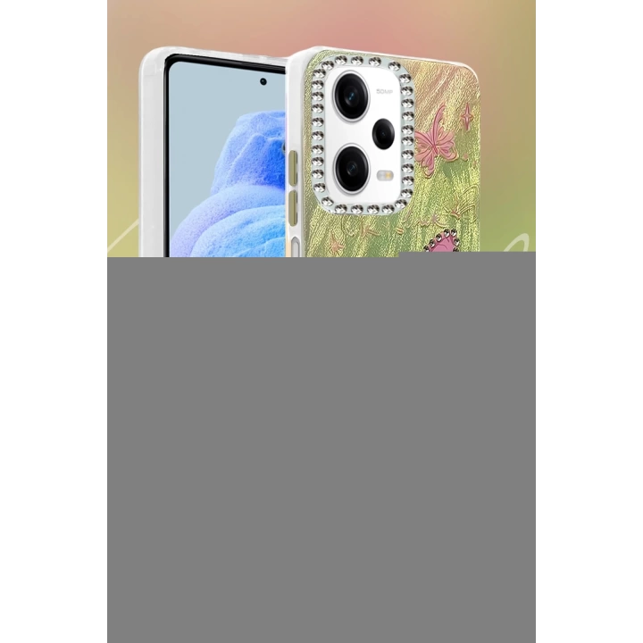 BFS Xiaomi Redmi Note 12 Pro 5G Kılıf Blade Aynalı Desenli Kapak - Desen 6