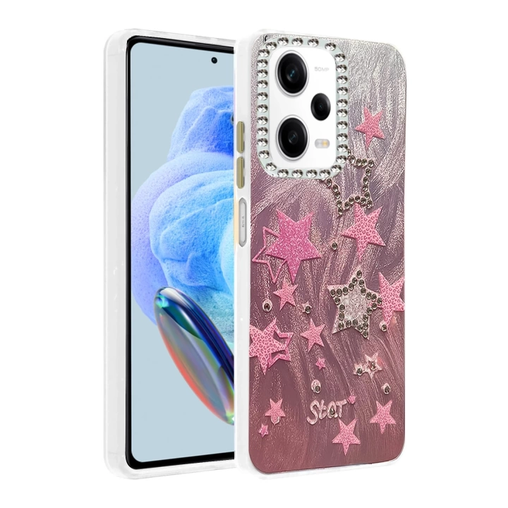 BFS Xiaomi Redmi Note 12 Pro 5G Kılıf Blade Aynalı Desenli Kapak - Desen 7