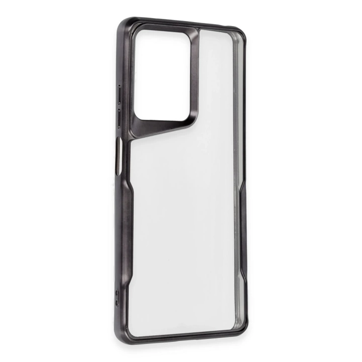 BFS  Xiaomi Redmi Note 12 Pro 5G Kılıf Boyi Silikon Kapak - Siyah