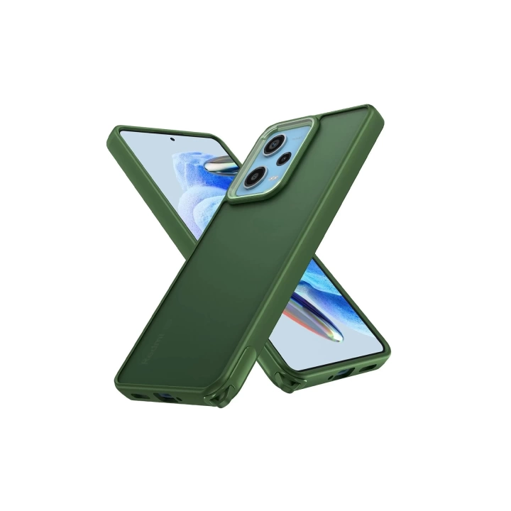BFS  Xiaomi Redmi Note 12 Pro 5G Kılıf Elegant Kapak - Yeşil